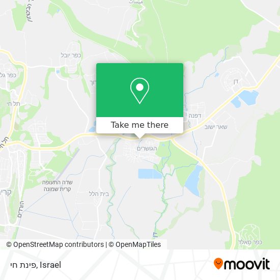 פינת חי map