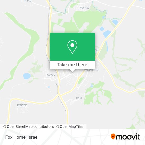 Fox Home map