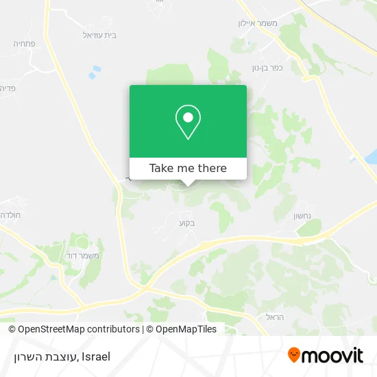 Карта עוצבת השרון