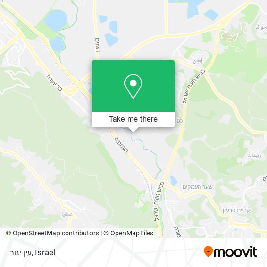 עין יגור map