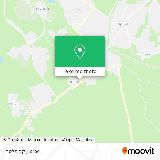 יקב פלטר map