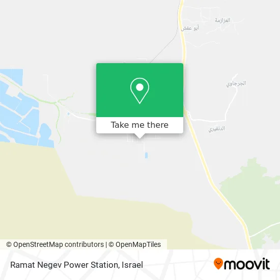 Карта Ramat Negev Power Station