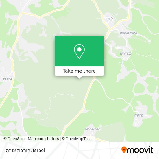 חורבת צורה map