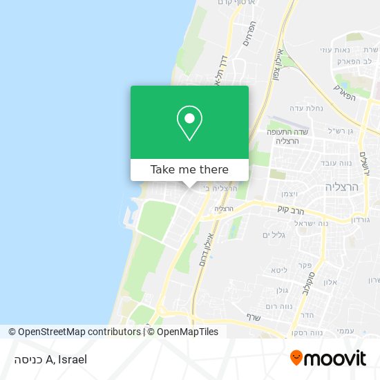 כניסה A map