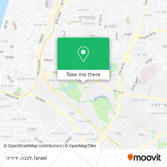 לבנה, ידידיה map