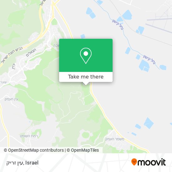 עין זריק map