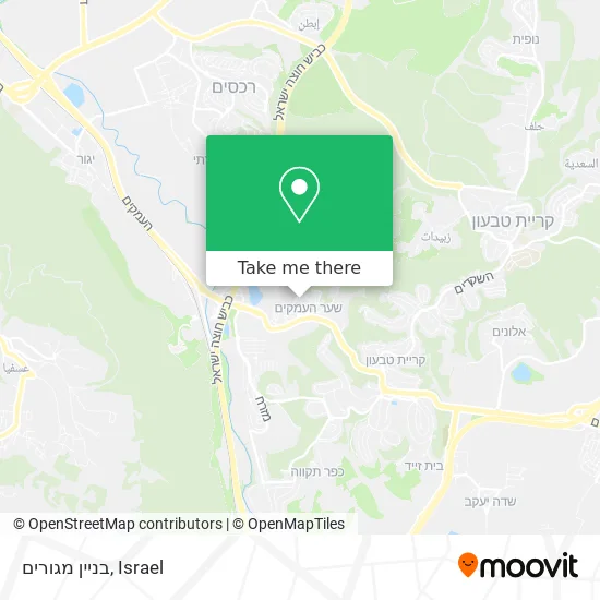 Карта בניין מגורים