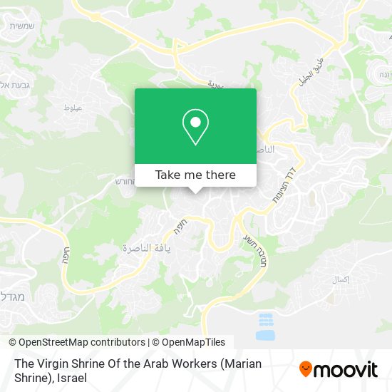 The Virgin Shrine Of the Arab Workers (Marian Shrine) map