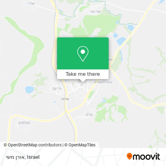 אורן משי map