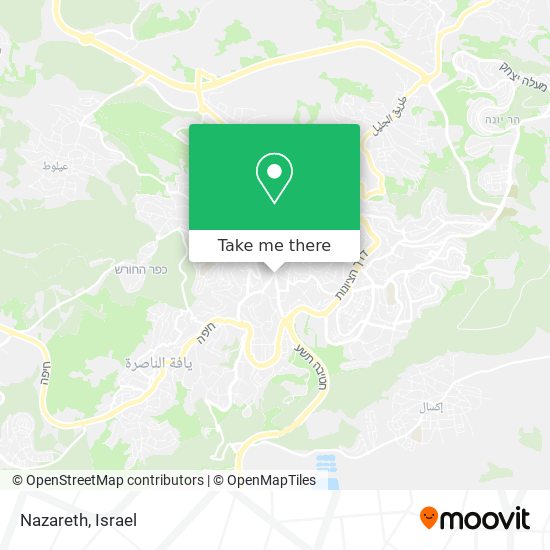 Nazareth map