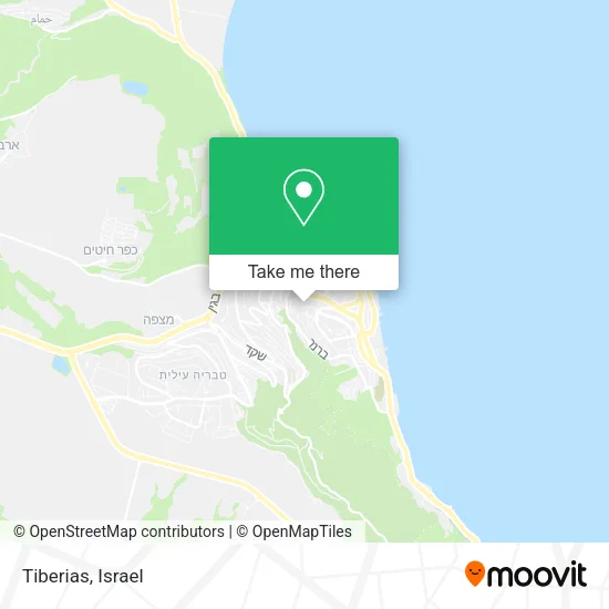 Карта Tiberias