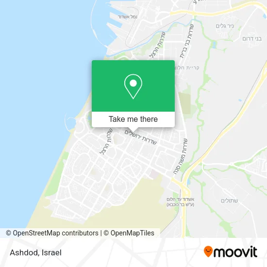 Карта Ashdod