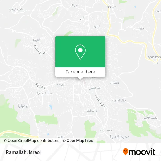 Ramallah map
