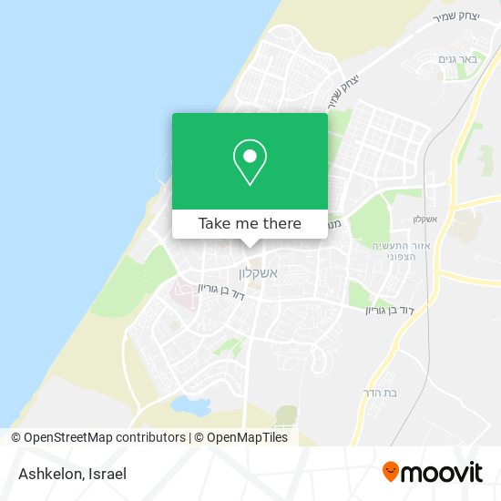 Ashkelon map