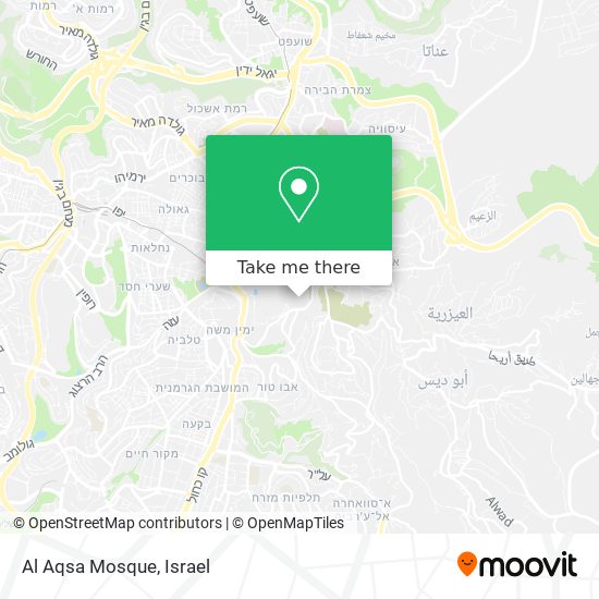 Al Aqsa Mosque map