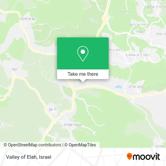 Карта Valley of Elah