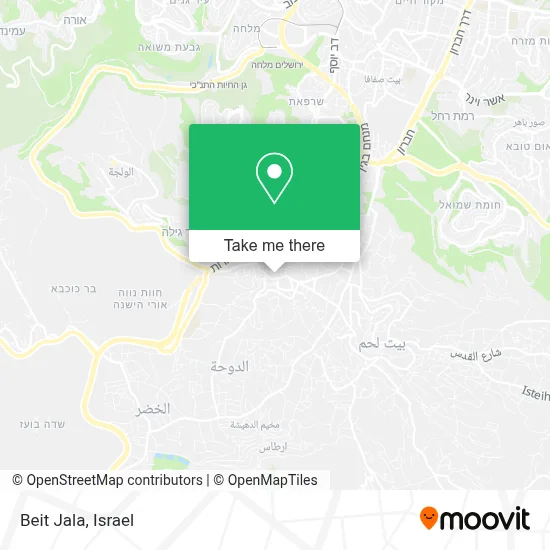 Beit Jala map