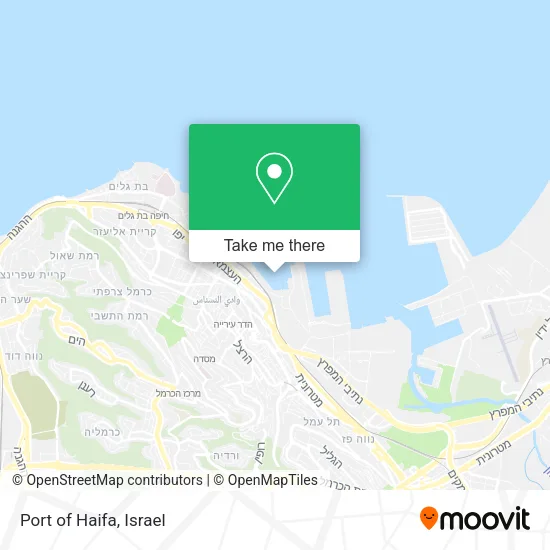 Карта Port of Haifa