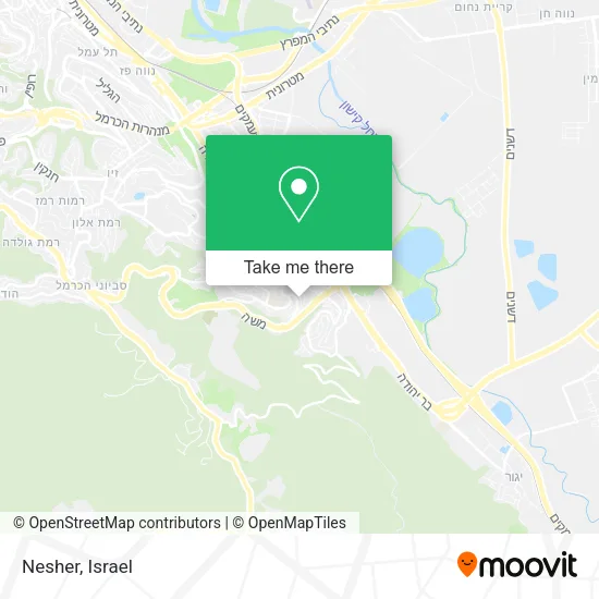 Карта Nesher