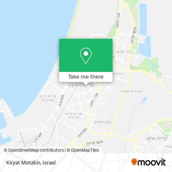 Kiryat Motzkin map