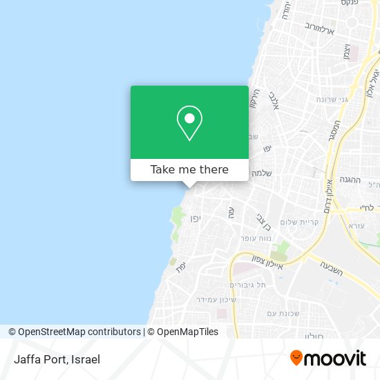 Jaffa Port map