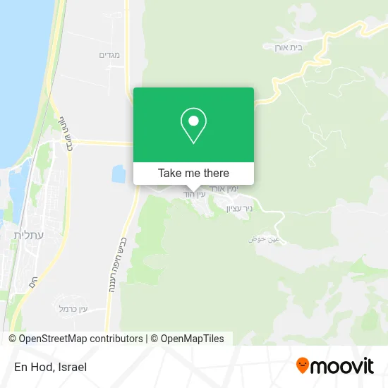 En Hod map