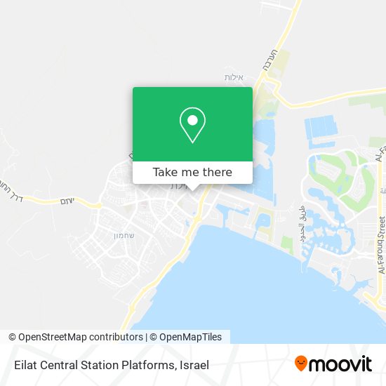 Карта Eilat Central Station Platforms