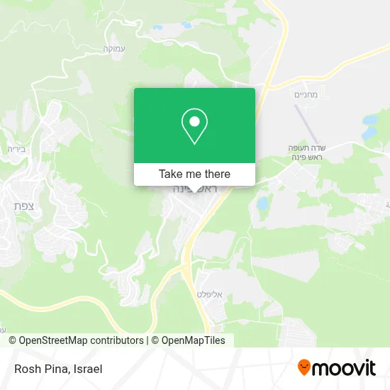 Rosh Pina map
