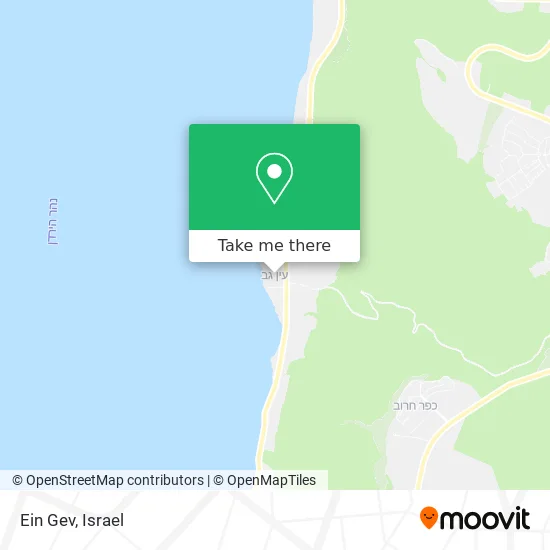Карта Ein Gev