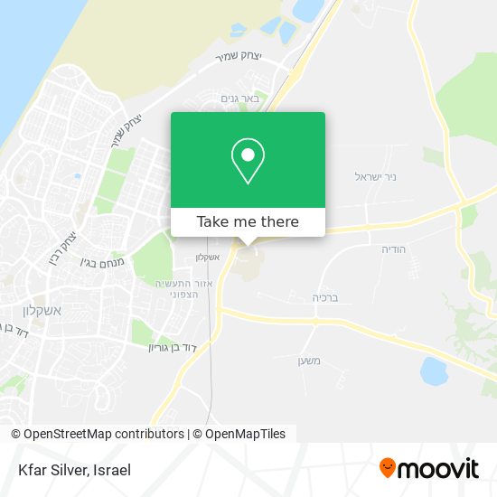 Kfar Silver map