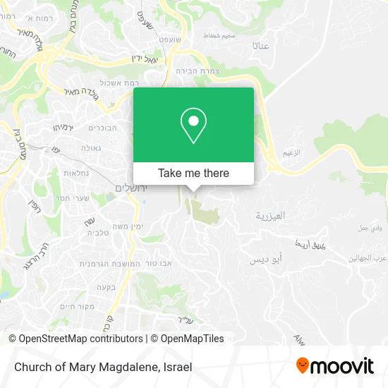 Church of Mary Magdalene map