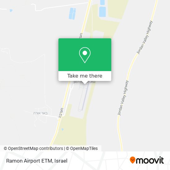 Ramon Airport ETM map
