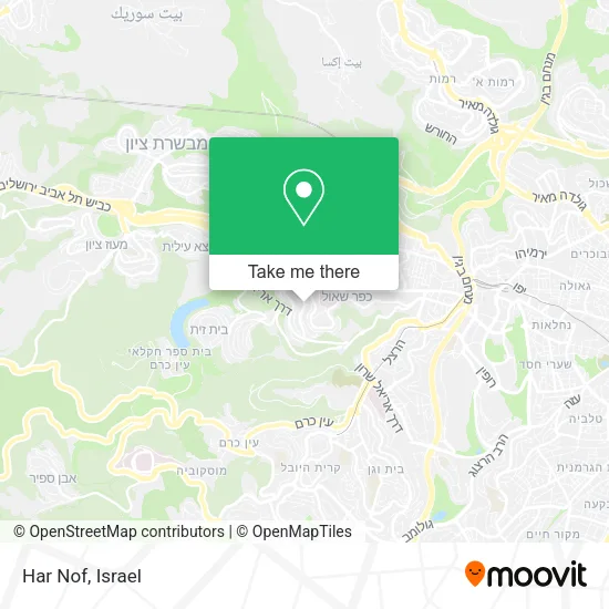 Карта Har Nof