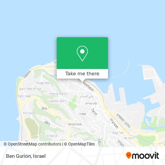 Ben Gurion map