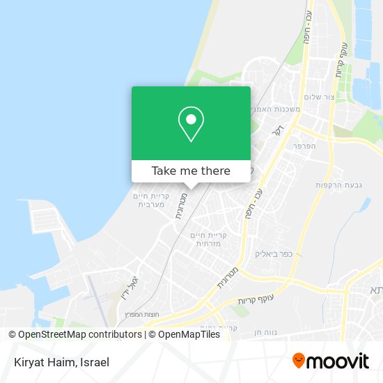 Kiryat Haim map