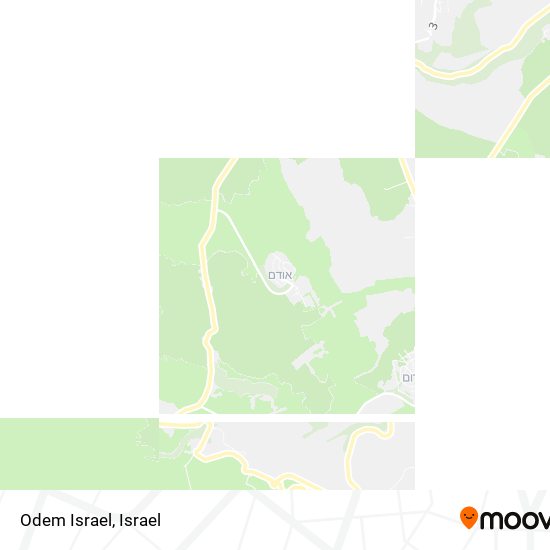 Карта Odem Israel