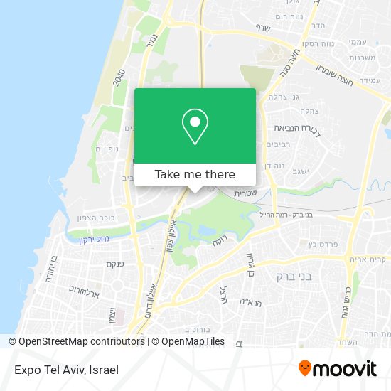 Карта Expo Tel Aviv