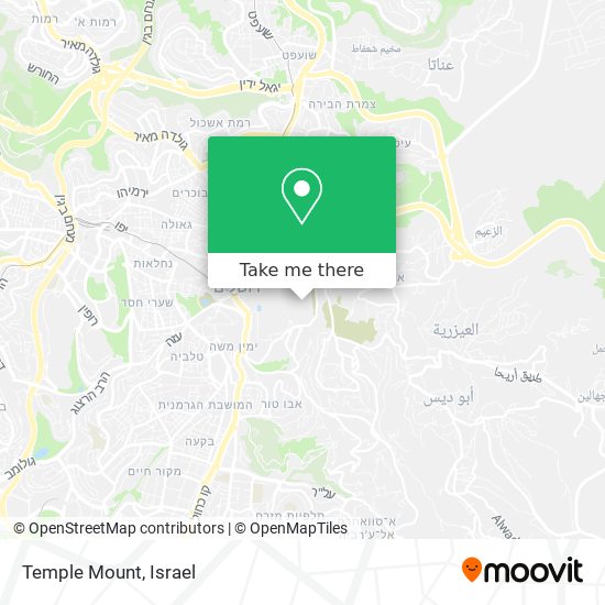 Карта Temple Mount