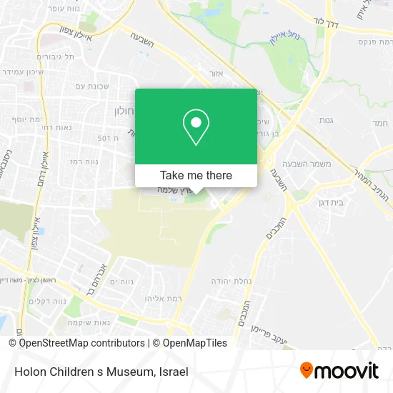 Карта Holon Children s Museum