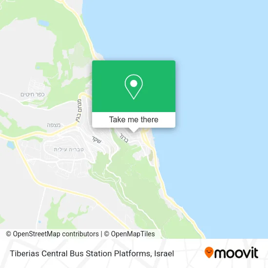 Карта Tiberias Central Bus Station Platforms