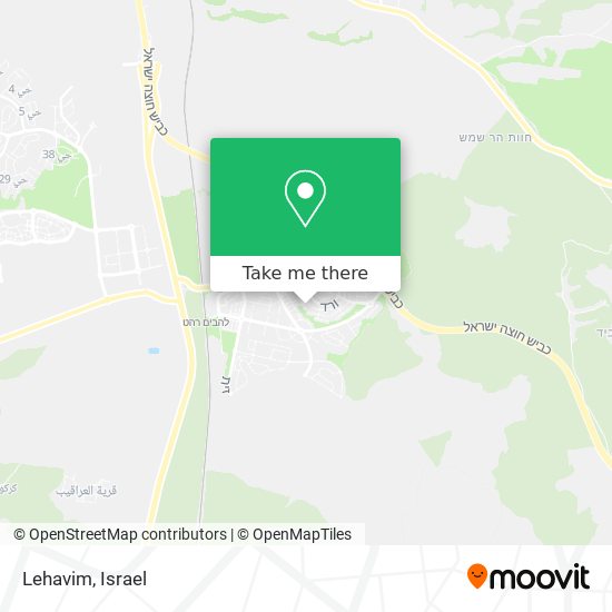 Карта Lehavim