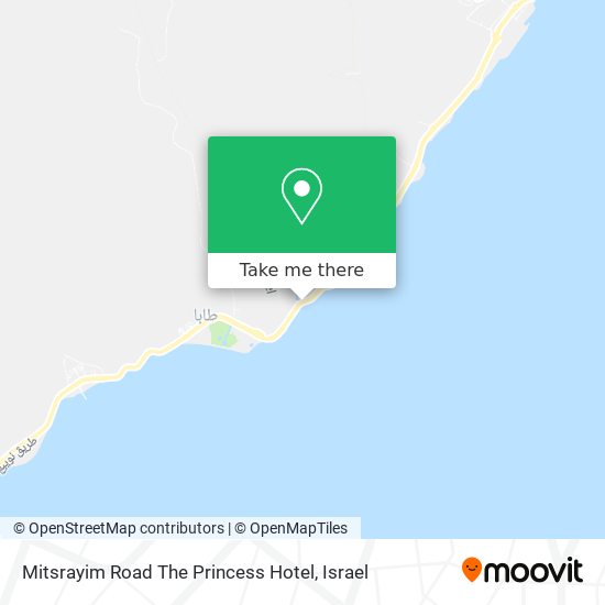 Mitsrayim Road The Princess Hotel map