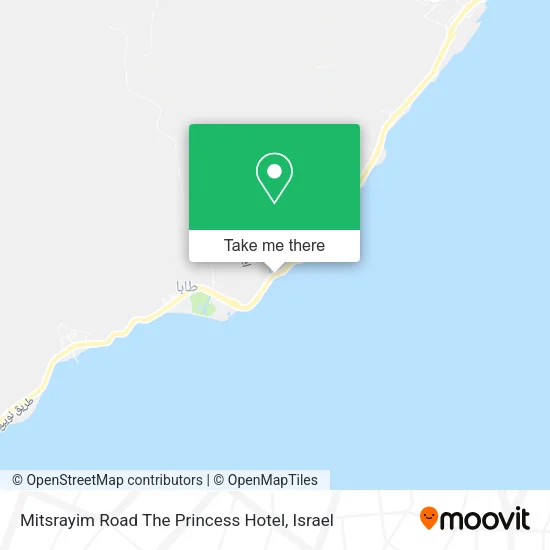 Карта Mitsrayim Road The Princess Hotel