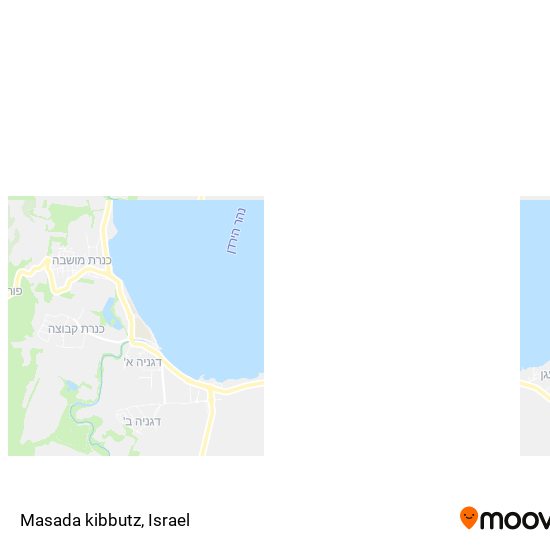 Masada kibbutz map