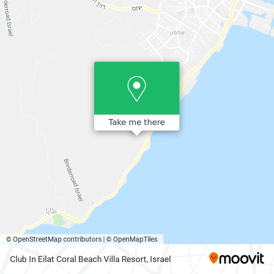 Club In Eilat Coral Beach Villa Resort map