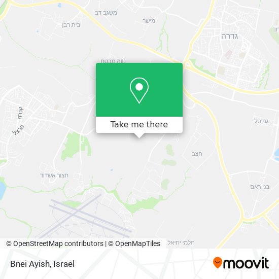 Bnei Ayish map