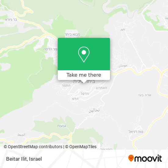 Карта Beitar Ilit