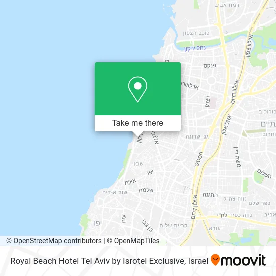 Карта Royal Beach Hotel Tel Aviv by Isrotel Exclusive
