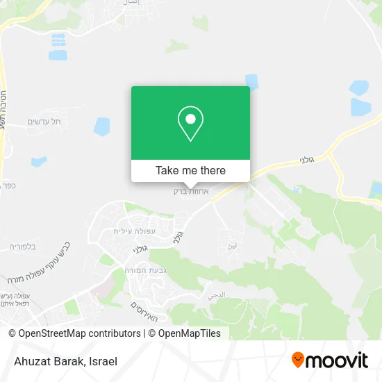 Карта Ahuzat Barak
