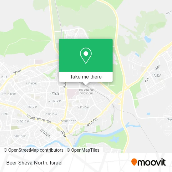 Карта Beer Sheva North